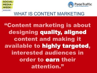 WHAT IS CONTENT MARKETING

 