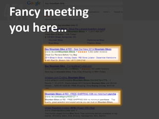 Fancy meeting
you here…

 