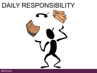 DAILY RESPONSIBILITY




#APEvent
 