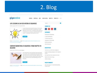 2. Blog 
 