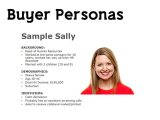 Buyer Personas
 