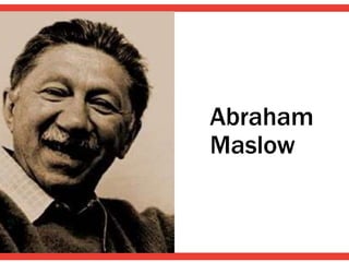 Abraham
Maslow
 