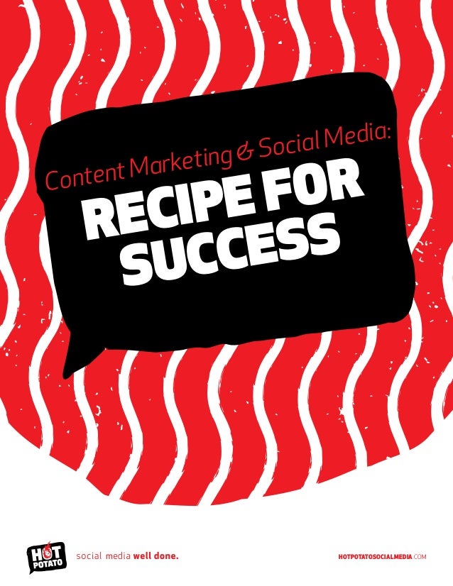 HotPotatoSocialMedia.com
ContentMarketing&SocialMedia:
RECIPE FOR
SUCCESS
m
 