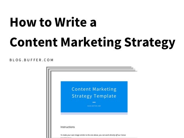 How to write content