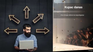 Ima mnogo izbora na raspolaganju
Kupac danas
 