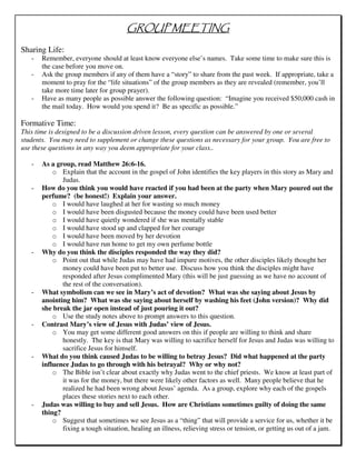 Contentment Life Group Guide