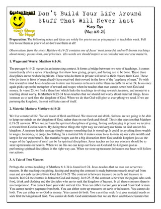 Contentment Life Group Guide