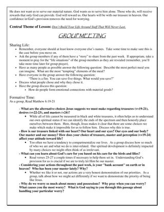 Contentment Life Group Guide