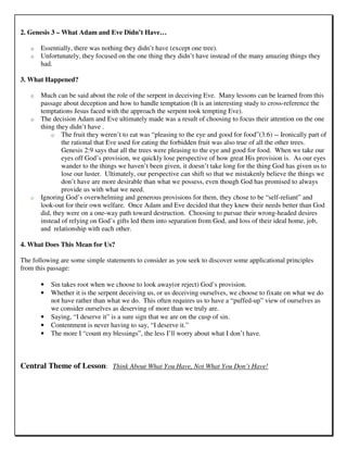 Contentment Life Group Guide