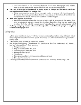 Contentment Life Group Guide