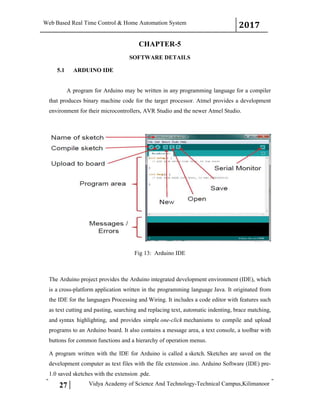 WEB BASED REAL TIME CONTROL AND HOME AUTOMATION SYSTEM | PDF