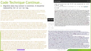 Content migration for sitecore | PPTX