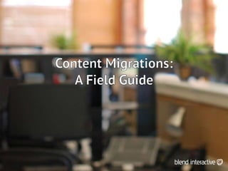 Content Migrations: Getting from A to B