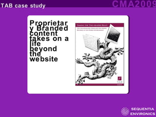 Proprietary Branded content takes on a life beyond the website 