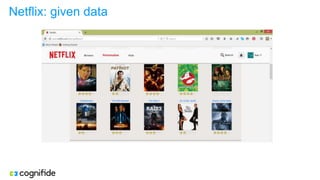Netflix: given data
 