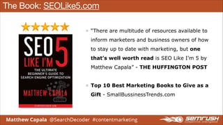 What’s included?
50% Coupon:	

!
SEMRush	

!
IWillTeachYouSEO.com
10 years of experience and field-
testing
Over 50 Lectur...
