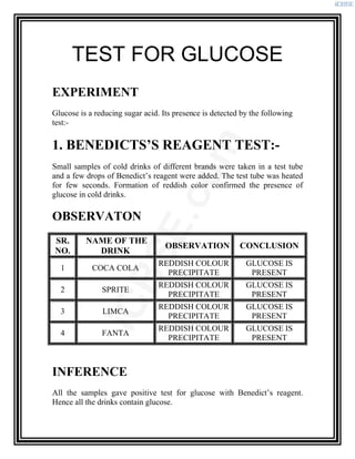 Content of cold drink | PDF