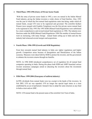 Fifth Phase: 1999-2004 (Emergence of uniform industry) 