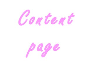 Content
page
 