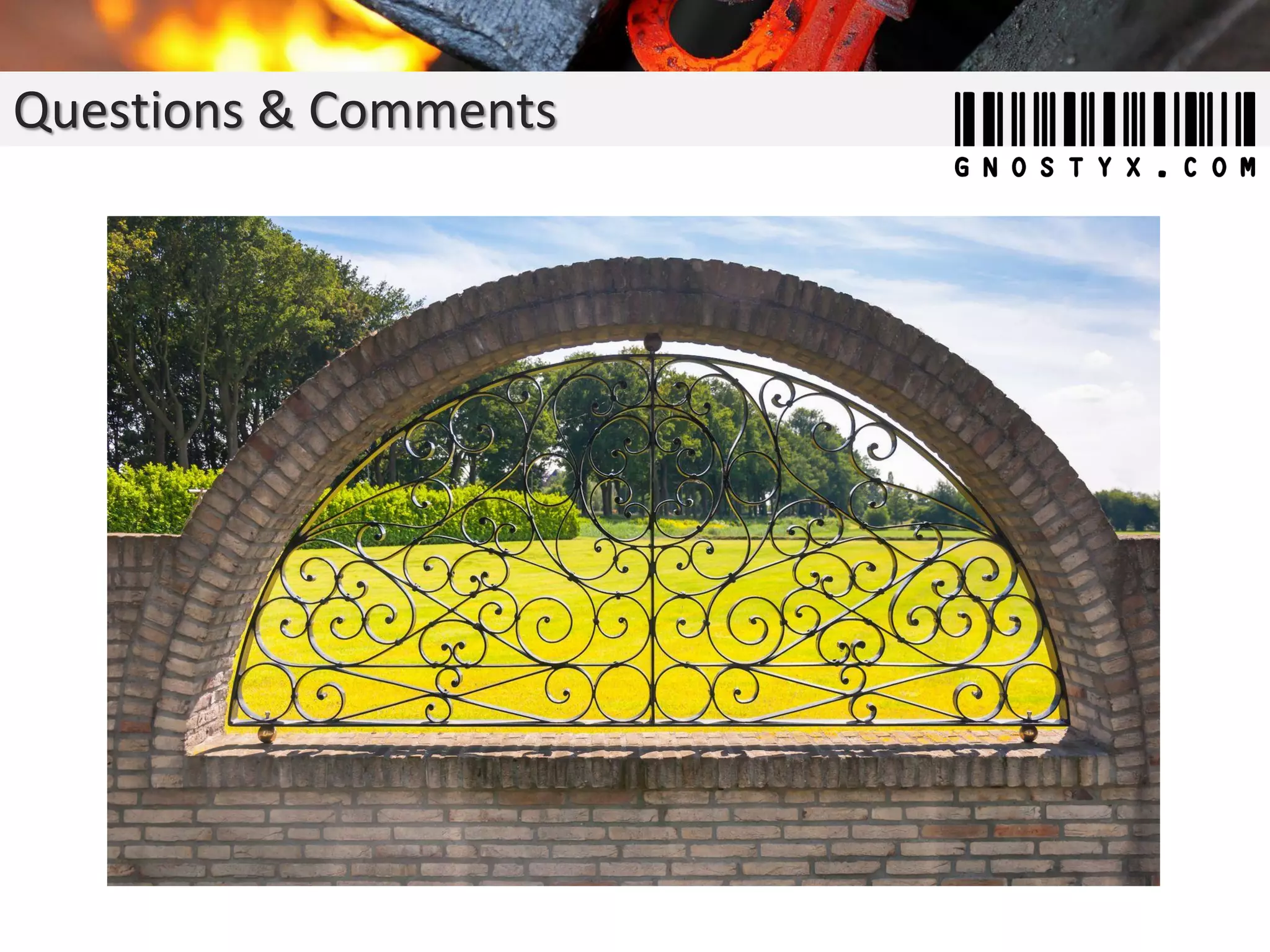 Questions & Comments
 