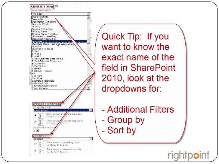 Sharepoint 2018 content query web part slots