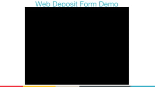 Web Deposit Form Demo
 