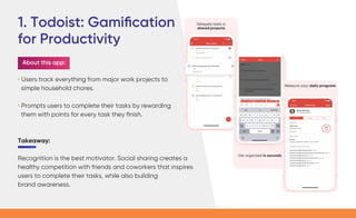 7 of the Best Examples of App Gamification | PDF