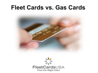 Fleet Cards vs. Gas Cards 