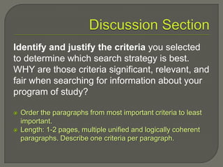 Content required in the research project paper | PPTX