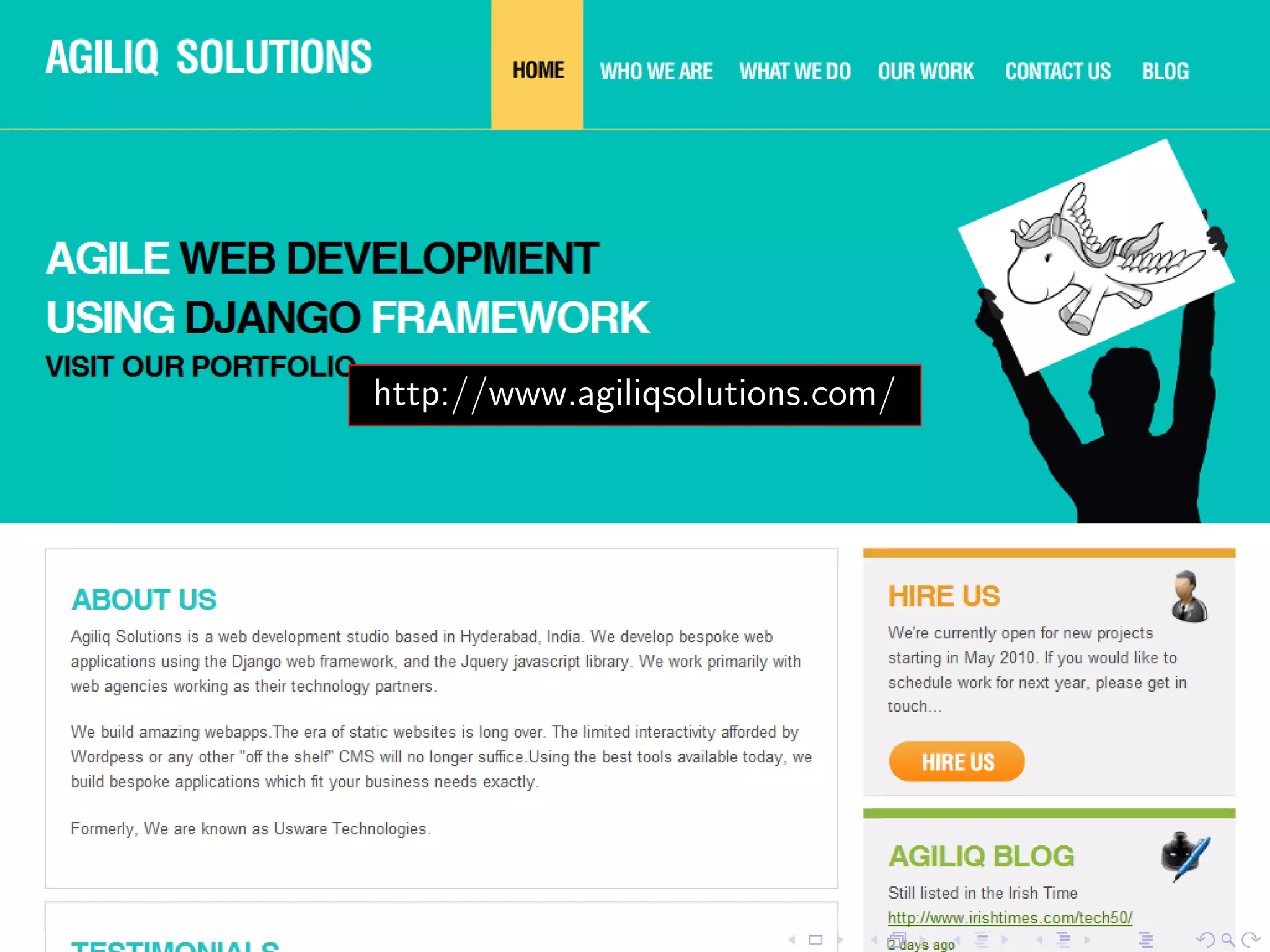 http://www.agiliqsolutions.com/
 