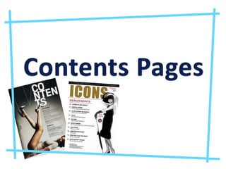 Contents Pages 