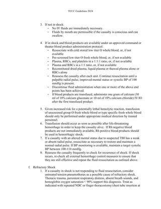 Contenidos TCCC actualizacion 2024. Medicina de combate | PDF