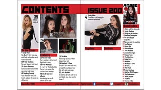 Contents page creation