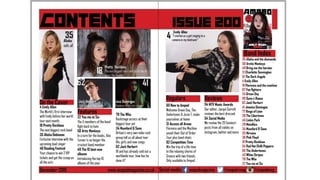 Contents page creation