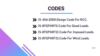 DESIGN AND ANALYSIS OF G+3 BUILDING SEMINAR | PPTX