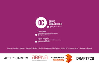 @GC_Consultores
Óscar López
olopez@grupoconsultores.com
@olopezgutierrez
Héctor Abanades
habanades@grupoconsultores.com
@hectorabanades

Madrid – London – Lisboa – Shanghai – Beijing – Delhi – Singapore – São Paulo – México DF – Buenos Aires – Santiago – Bogotá

 