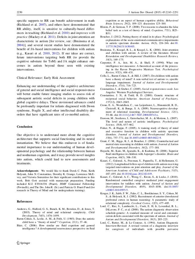 1985 Paper On Theory Of Mind >> Brief Report Theory Of Mind Relational Reasoning And Social Respon 1985 Paper On Theory Of Mind >> Brief Report Theory Of Mind Relational Reasoning And Social Respon