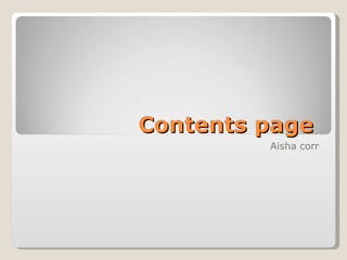 Contents page  Aisha corr 
