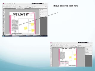 I have entered Text now

 