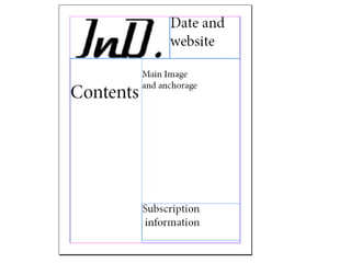 Contents page mockups