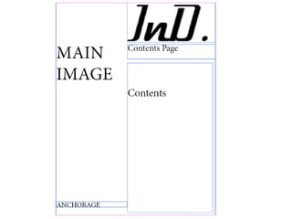 Contents page mockups