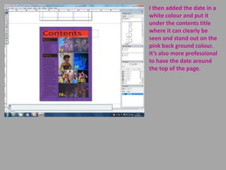 Contents page screen grab | PPTX