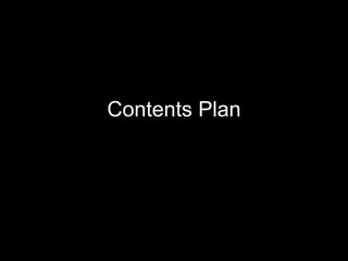 Contents Plan 