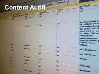 Content Audit
 