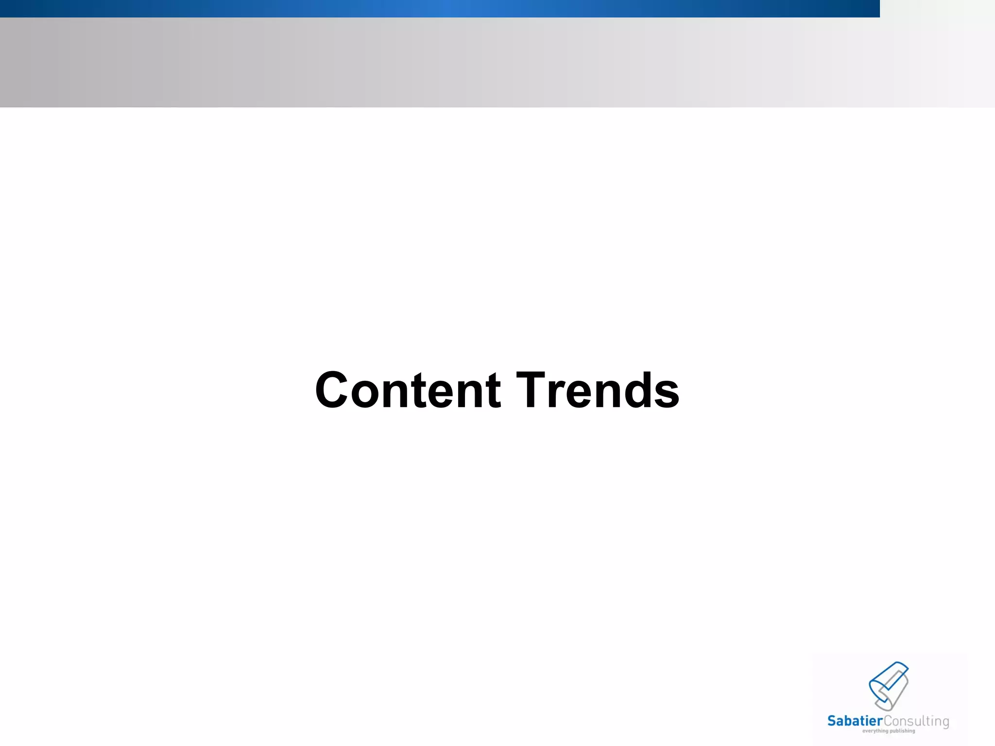 Content Trends 