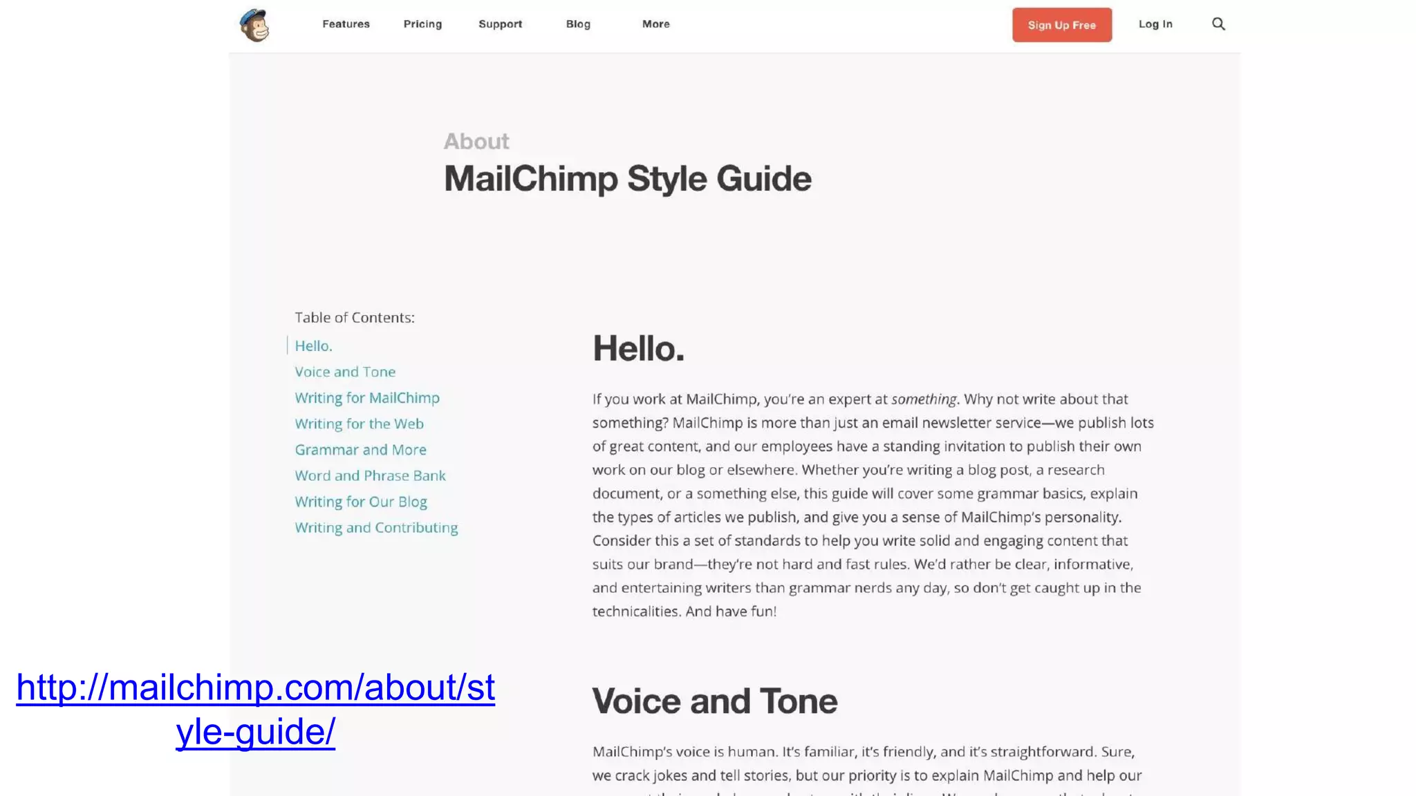 14
http://mailchimp.com/about/st
yle-guide/
 