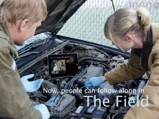 Now, people can follow along in

            The Field
 