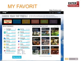 MY FAVORIT
             hTp://utrip.com	
  




                                   32	
  
 