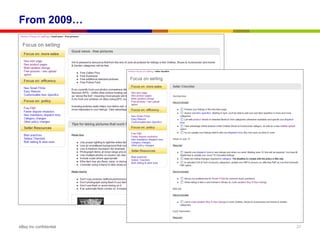 From 2009…




eBay Inc confidential   27
 