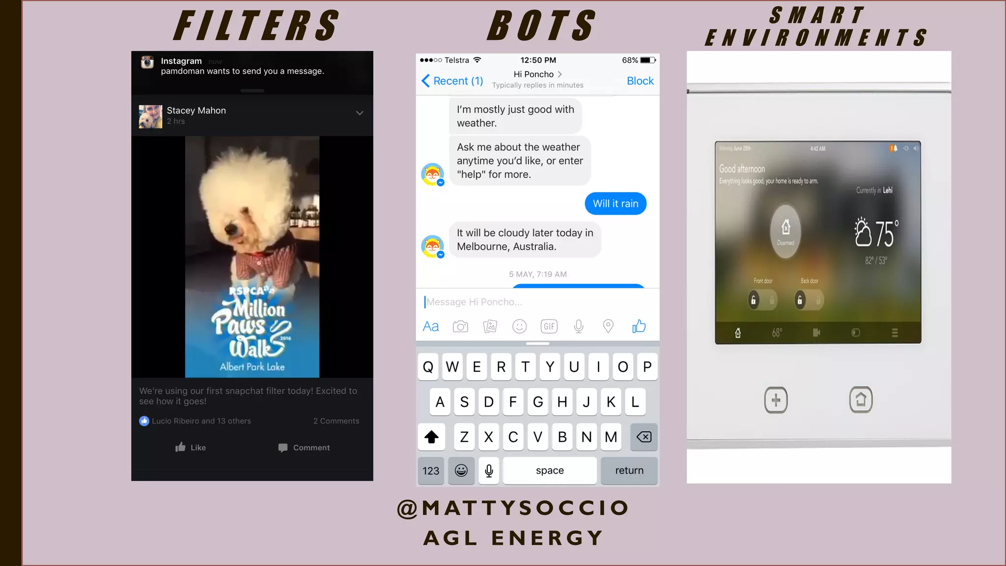 @ M AT T Y S O C C I O
A G L E N E R G Y
F I LT E R S B O T S S M A R T
E N V I R O N M E N T S
 